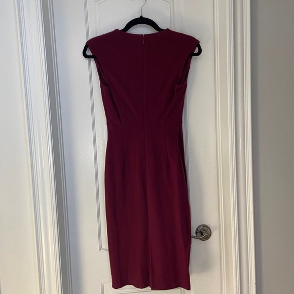 Banana Republic Burgundy Red Pencil Dress - Picture 3 of 4